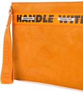 Thumbnail for your product : Heron Preston Handle With Care clutch