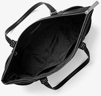 Michael Kors Charlotte Large Saffiano Leather Top-Zip Tote Bag - ShopStyle
