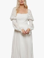 Thumbnail for your product : Little Mistress Milkmaid Maxi Dress, Cream
