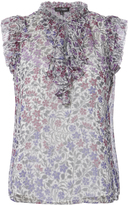 Thumbnail for your product : Exclusive for Intermix Dani Flutter Sleeve Top Pri-Floral P