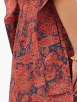 Thumbnail for your product : J.W.Anderson Paisley-print Satin-twill Dress - Red Print