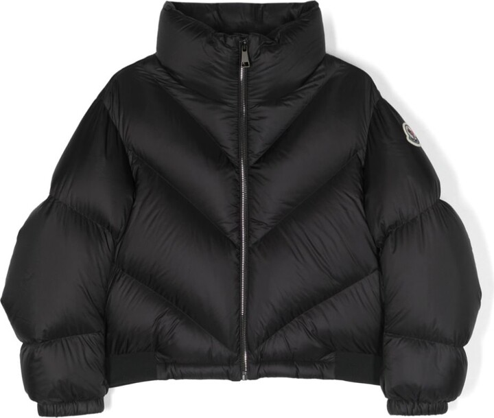 Moncler Enfant Logo-Patch High-Neck Padded Jacket - ShopStyle Girls\'  Outerwear