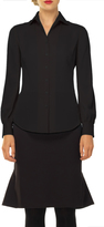 Thumbnail for your product : Max Studio Stretch Silk Georgette Button Down Blouse