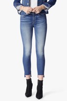 Thumbnail for your product : 7 For All Mankind The Ankle Skinny With Step Hem In Distressed Authentic Light