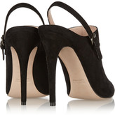 Thumbnail for your product : Miu Miu Suede slingback mules