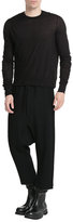 Thumbnail for your product : Rick Owens Cropped Wool Blend Pants