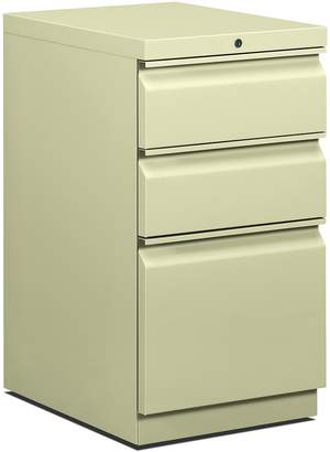 HON 33720RL 19-7/8-Inch Efficiencies Mobile Pedestal File with 1 File and 2 Box Drawers