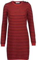 Thumbnail for your product : Carven Glittered Striped Wool-Blend Mini Dress