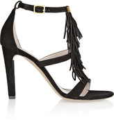 Thumbnail for your product : Chloé Fringed suede sandals