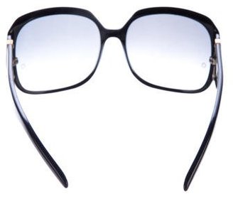 Montblanc Oversize Tinted Sunglasses