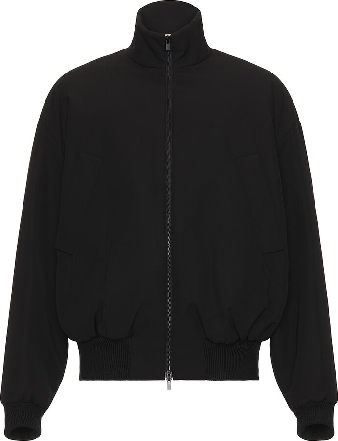 Fear Of God High Neck Bomber in Black