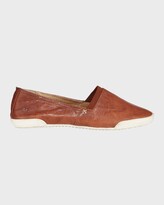 Thumbnail for your product : Frye Melanie Antiqued Leather Slip-On Sneakers