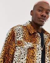 Thumbnail for your product : Reclaimed Vintage inspired leopard printed jacket