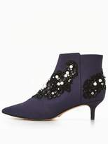 Thumbnail for your product : Kurt Geiger Rokka Pearl Ankle Boot - Navy
