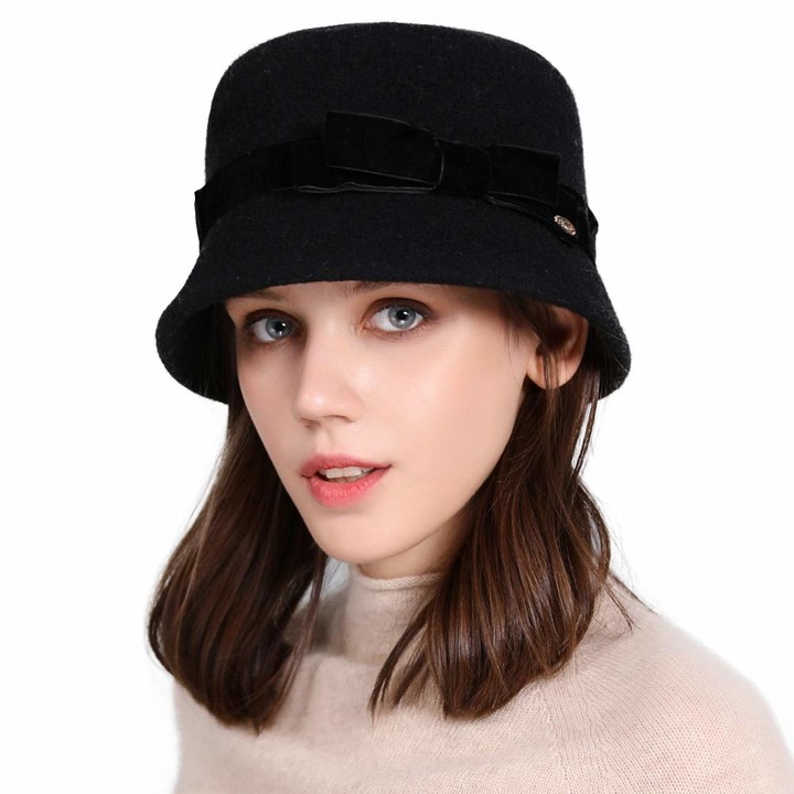 Jeff /& Aimy Womens Wool Knitted Visor Beanie Cloche Hat Peaked Beret Baker Boy Hat Newsboy Warm Winter Hats