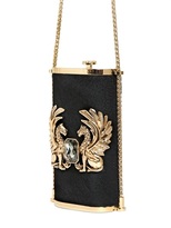 Thumbnail for your product : Roberto Cavalli Dea Embellished Ponyskin Clutch