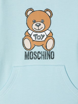 MOSCHINO BAMBINO Teddy logo-print pajama