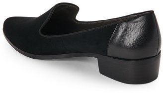 Tahari Black Luna Low Heel Loafers