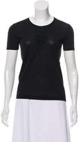 Thumbnail for your product : Chanel Gathered Short Sleeve Top