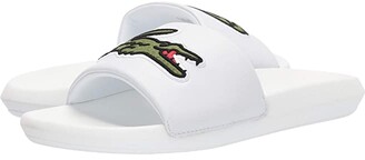 lacoste slides men