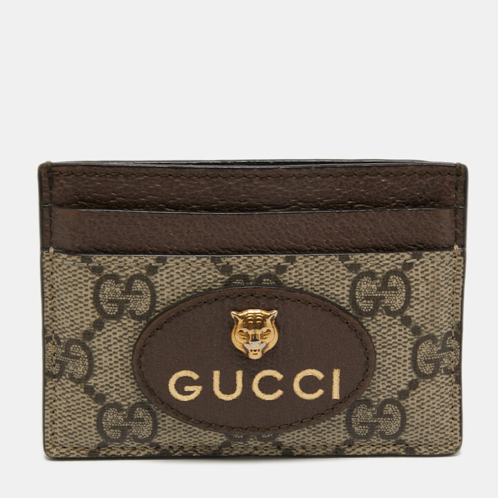 Gucci Neo Vintage GG Supreme Card Case - ShopStyle