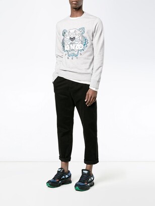 Kenzo Light Grey tiger sweatshirt
