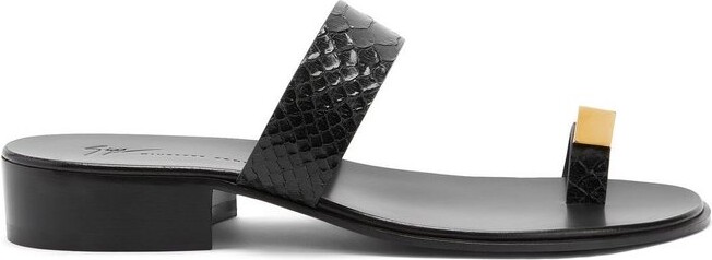 Giuseppe Zanotti Bardack Metal Detail Sandals