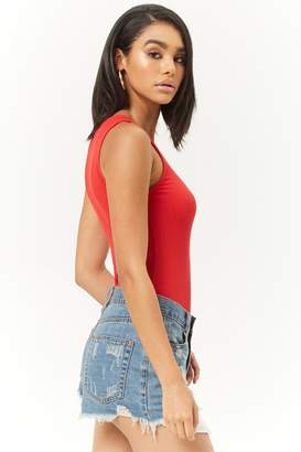 Forever 21 Ribbed Snap-Button Bodysuit