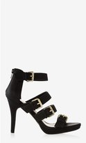 Thumbnail for your product : Express Four Strap Heeled Runway Sandal