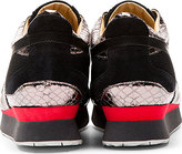 Thumbnail for your product : Maison Martin Margiela 7812 MM6 Maison Martin Margiela Black Metallic Trim Running Shoes