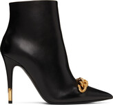Thumbnail for your product : Tom Ford Black Iconic Chain Boots
