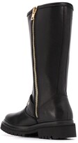 Thumbnail for your product : Versace Jeans Couture Mid-Calf Buckle Strap Boots