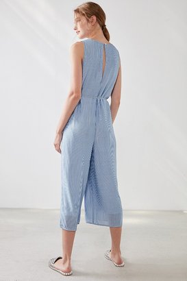 Silence & Noise Silence + Noise Striped Culottes Jumpsuit