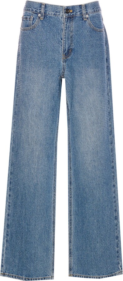 Self-Portrait Rhinestone Jeans