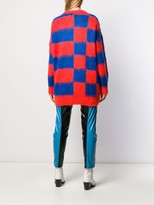Thumbnail for your product : MSGM Oversized Checked Jumper