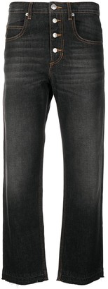 MARANT ÉTOILE Cropped Straight-Leg Jeans
