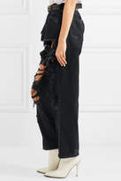 Thumbnail for your product : Unravel Project - Distressed Oversized Jeans - Black