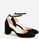 Thumbnail for your product : J.Crew Maisie ankle-strap heels in Italian suede