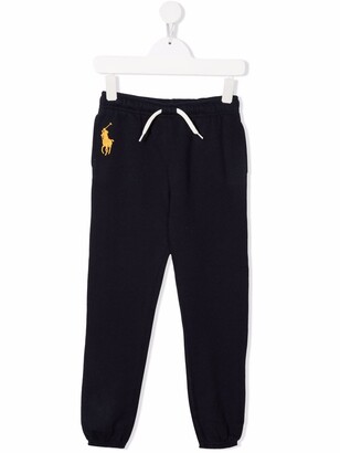 Ralph Lauren Kids embroidered polo Pony track pants