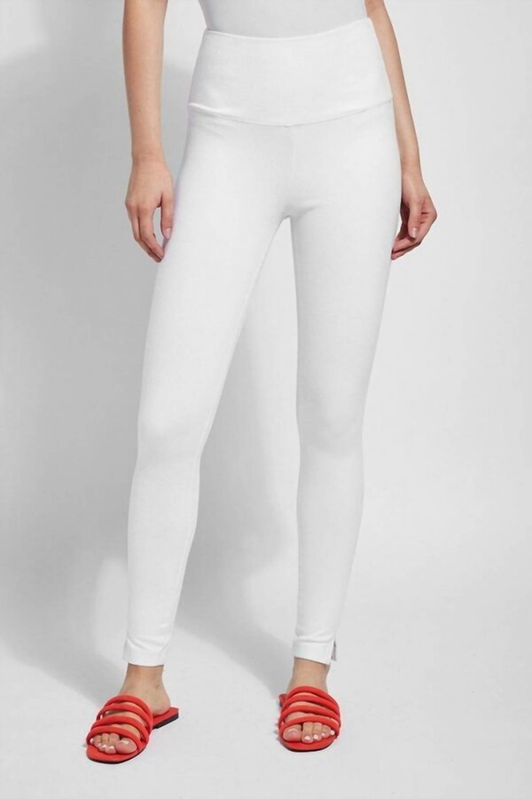 Lysse Denim Skinny Pant In White