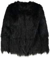 Thumbnail for your product : boohoo Maternity Mixed Faux Fur Coat