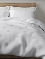 Thumbnail for your product : Marks and Spencer Pure Cotton Spotty Textured Bedding Set