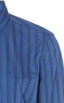 Thumbnail for your product : Jil Sander Francesca Striped Cotton-Poplin Button-Up Shirt
