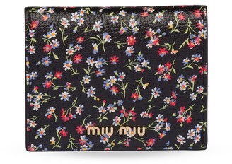 Miu Miu Floral Print Wallet