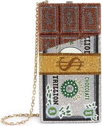 Judith Leiber Embellished Trillionaire Candy Bar Clutch Bag