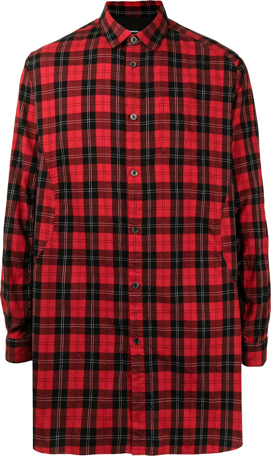 Undercoverism Check-Print Cotton Shirt
