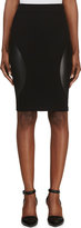 Thumbnail for your product : McQ Black Leather Panel Pencil Skirt