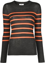 Thumbnail for your product : Jason Wu Striped Cashmere Jumper