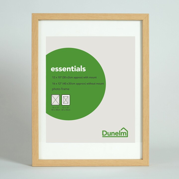 Dunelm Essentials Photo Frame 12" x 10" (30cm x 25cm) Brown ShopStyle