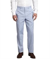 Thumbnail for your product : Joseph Abboud powder blue cotton straight leg trousers